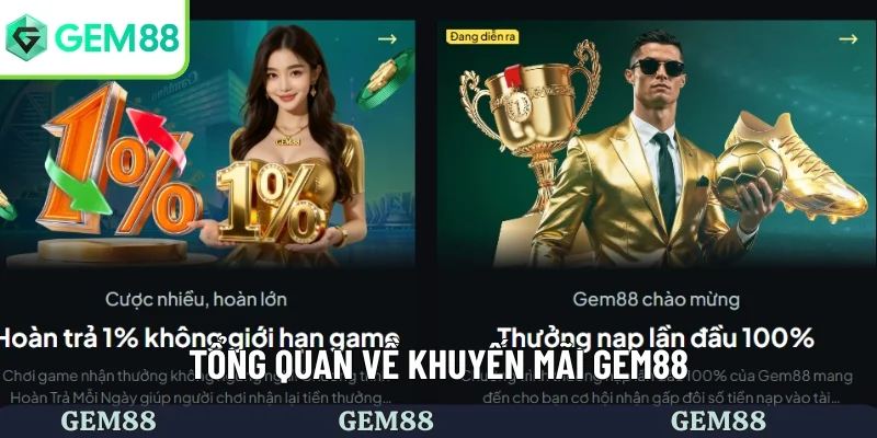 Khuyến Mãi GEM88 1 Khuyến mãi GEM88 và những thông tin tổng quan