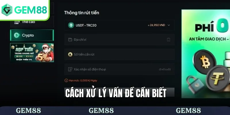 Rút Tiền Gem88 Thao Tác Đơn Giản, Nhận Thưởng Liền Tay 3 Cách xử lý vấn đề cần biết